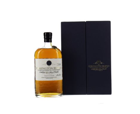 THE EDRINGTON BLEND AGED 33 YEARS Blended Malt Scotch Whisky One of 3250 bottles. Bottled to celebrate 150 years of the Edrin