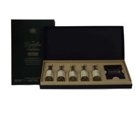 CLASSIC MALTS OF SCOTLAND DISTILLERS EDITION MINIATURE SET Single Malt Scotch Whisky Includes Lagavulin 1979 (43%), Talisker 