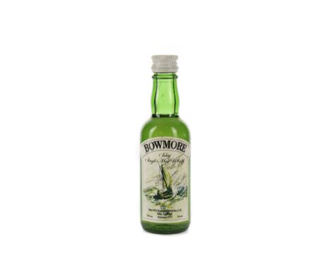 SHERRIFF'S BOWMORE MINIATURE Single Malt Scotch Whisky 1 2/3 fl.oz, 70° proof