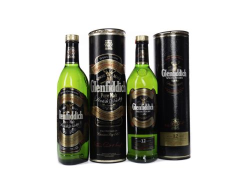 GLENFIDDICH SPECIAL OLD RESERVE Single Malt Scotch Whisky 70cl, 40% volume, in tube. GLENFIDDICH SPECIAL RESERVE AGED 12 YEAR