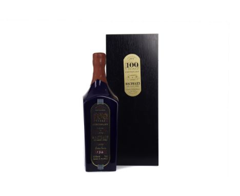 GORDON &amp; MACPHAIL CENTENARY Blended Malt Scotch Whisky Bottled 1995, bottle no. 136. 70cl, 40% volume, ceramic bottle in 