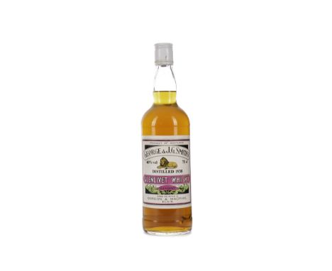 GLENLIVET 1938 GEORGE &amp; J.G SMITH Single Malt Scotch Whisky 75cl, 40% volume.