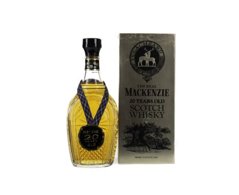 THE REAL MACKENZIE 20 YEARS OLD Blended Scotch Whisky 75cl, 40% volume, in carton.