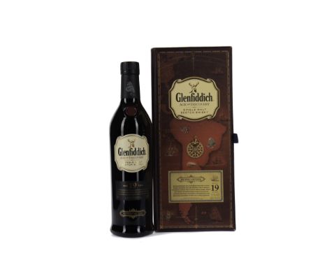 GLENFIDDICH AGE OF DISCOVERY AGED 19 YEARS RED WINE FINISH Single Malt Scotch Whisky 700ml, 40% volume, in box.
