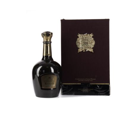 ROYAL SALUTE STONE OF DESTINY 38 YEARS OLD Blended Scotch Whisky 70cl, 40% volume, in box.