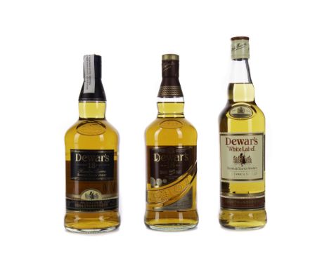 DEWAR'S AGED 18 YEARS (2) Blended Scotch Whisky 75cl, 40% volume. DEWAR'S WHITE LABEL Blended Scotch Whisky 70cl, 40% volume,