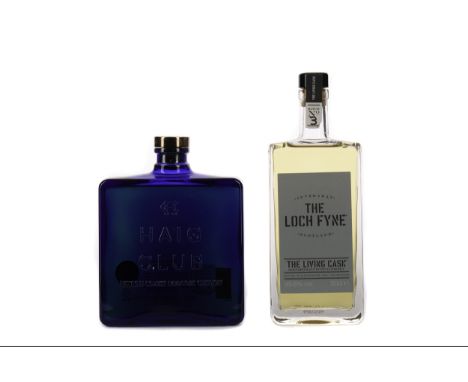 LOCH FYNE LIVING CASK BATCH 3 - 50CL Blended Malt Scotch Whisky 50cl, 43.6% volume. HAIG CLUB Single Grain Scotch Whisky 700m