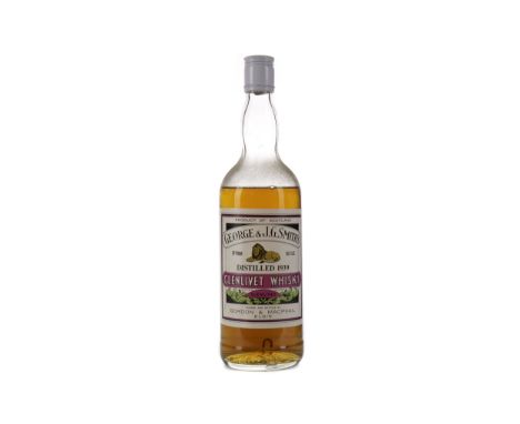 GLENLIVET 1939 GEORGE &amp; J.G SMITH'S - LOW FILL Single Malt Scotch Whisky 26 2/3 fl.oz, 70° proof.