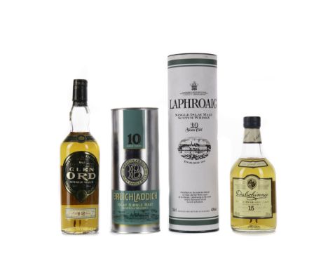 LAPHROAIG 10 YEARS OLD - 35CL Single Malt Scotch Whisky 35cl, 40% volume, in tube. DALWHINNIE 15 YEARS OLD - 20CL Single Malt