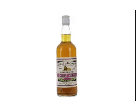 GLENLIVET 1938 GEORGE &amp; J.G SMITH Single Malt Scotch Whisky 26 2/3 fl.oz (75.7cl), 70° proof.