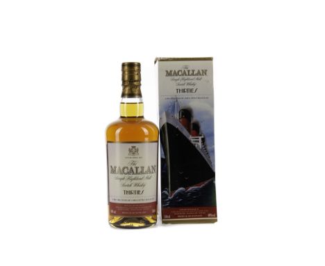MACALLAN THIRTIES - 50CL Single Malt Scotch Whisky 50cl, 40% volume, in carton.
