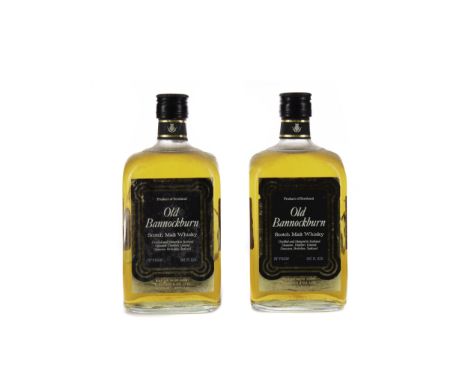OLD BANNOCKBURN (2) Blended Malt Scotch Whisky 26 2/3, 70° proof. Two bottles.