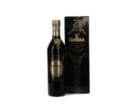 GLENFIDDICH EXCELLENCE AGED 18 YEARS Single Malt Scotch Whisky 700ml, 43% volume, in carton.