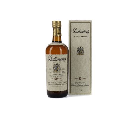 BALLANTINE'S AGED 30 YEARS Blended Scotch Whisky 75cl, 43% volume, in carton.