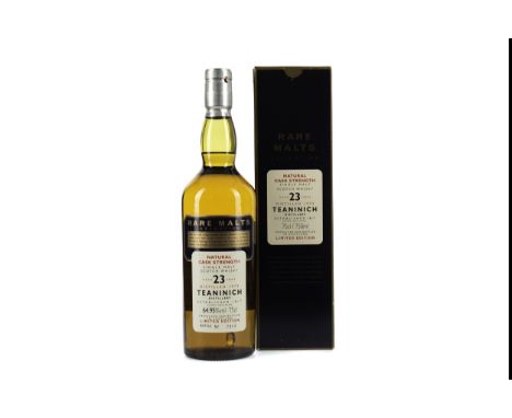TEANINICH 1972 RARE MALTS AGED 23 YEARS Single Malt Scotch Whisky Bottle no. 2063. 75cl, 64.95% volume, in carton.