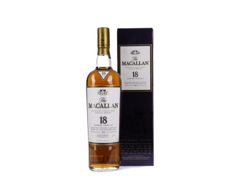 MACALLAN 1995 AGED 18 YEARS Single Malt Scotch Whisky Matured in sherry casks. 700ml, 43% volume, in carton.