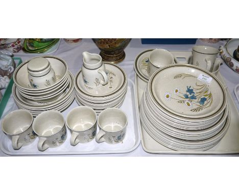 A Royal Doulton "Hilton" part dinner and tea service, 50 pieces approx
