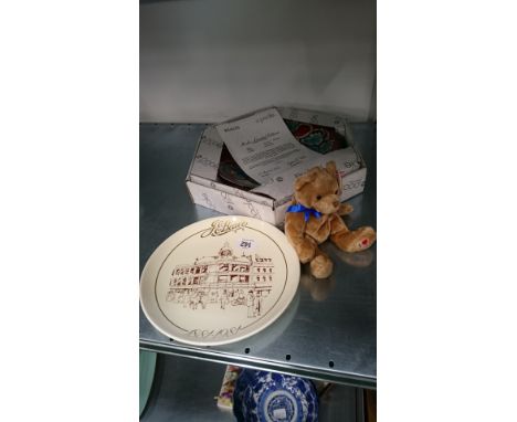 A Poole Pottery Beales 125th Year Anniversary in original box with Certificate, 15/125, together with a 1981 Beales Centenary