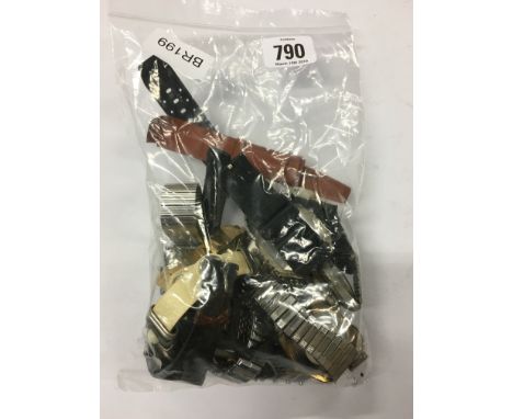 A bag of various gentleman's and ladies wristwatches to include a Casio c-701 digital calculator wristwatch.