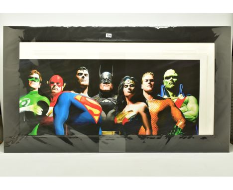 ALEX ROSS FOR DC COMICS (AMERICAN CONTEMPORARY) 'ORIGINAL SEVEN', a signed limited edition print on paper featuring Green Lan