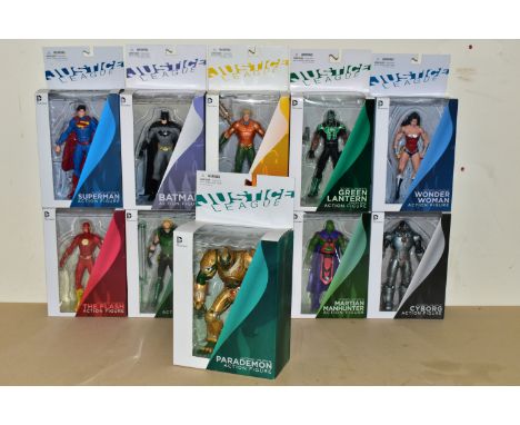 COLLECTION OF SEALED DC NEW 52 ACTION FIGURES, including Batman, Superman, Wonder Woman, Green Lantern (Hal Jordan), Green La