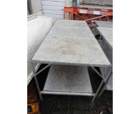 Galvanised Potting Bench 
