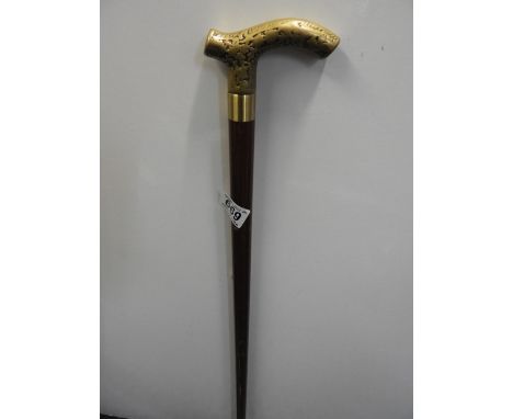 Walking Stick with Removable Top (Flask Missing)