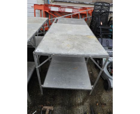 Galvanised Potting Bench 