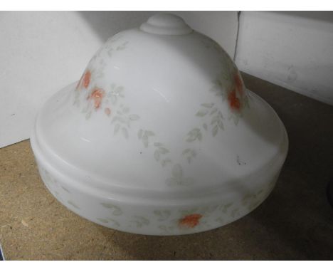 Vintage Glass Light Shade 