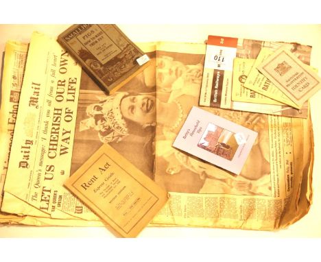 Small collection of vintage books and newspapers. P&amp;P Group 1 (£14+VAT for the first lot and £1+VAT for subsequent lots) 