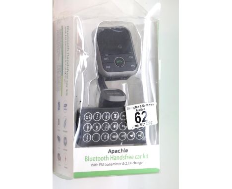 Apachie Bluetooth car hands free kit. P&amp;P Group 1 (£14+VAT for the first lot and £1+VAT for subsequent lots) 