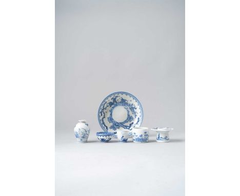 NO RESERVEA COLLECTION OF SIX JAPANESE CERAMIC PIECES MEIJI ERA OR LATER, 19TH AND 20TH CENTURY  Some examples of Hirado ware