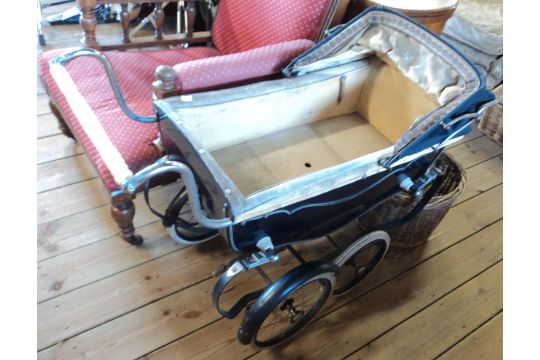 silver cross dolls pram vintage