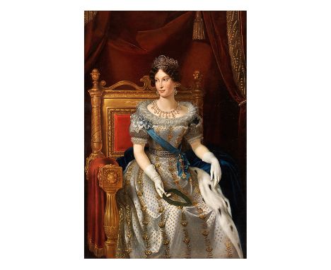      Giovanni Battista Callegari, 1785 Parma "" 1855 PORTRAIT DER MARIE-LOUISE VON ÖSTERREICH, UM 1820 Öl auf Leinwand. Doubl