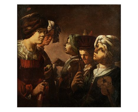   ter Brugghen, zug., Hendrick  ter Brugghen, zug., Hendrick    ter Brugghen, zug., Hendrick    1588 - 1629 Musikergruppe Öl 