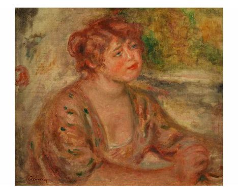      Pierre-Auguste Renoir, 1841 Limoges "" 1919 Cagnes Bedeutender Maler der französischen klassischen Moderne. PORTRAIT DE 