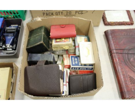 Selection of old playing cards
