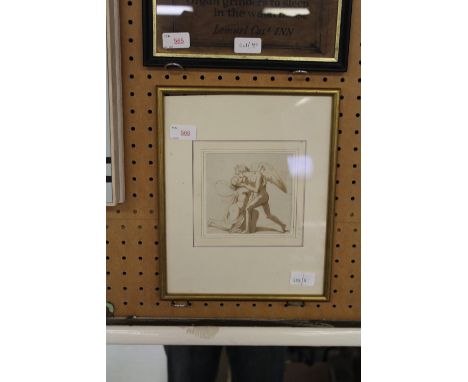 Lithograph of Cupid