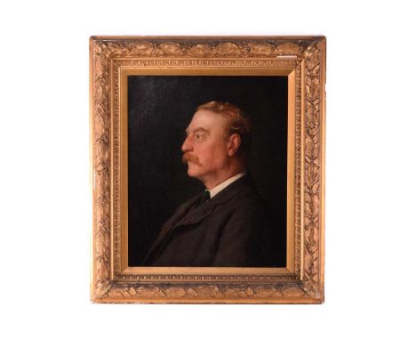Frederick George Cotman RI. ROI. (British, 1850-1920), 'Portrait of his Brother T. W. Cotman (1847-1925)', oil on canvas, ins