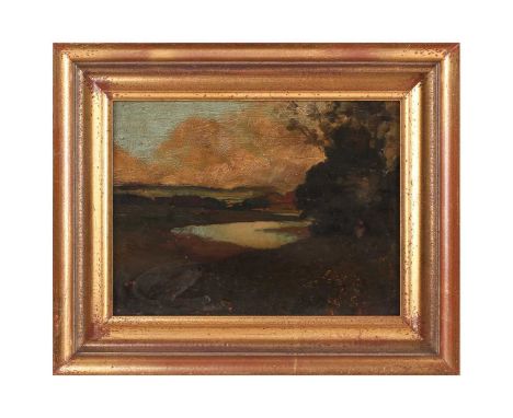 William George Robb (1872-1940), 'On the Dee', initialled W. G. R, inscribed and dated verso 1902, "A wedding present from th