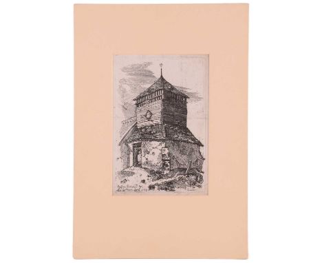 John Sell Cotman (1782 - 1842), etching, published 1810, signed and dated within the plate, a pencil inscribed letter verso s