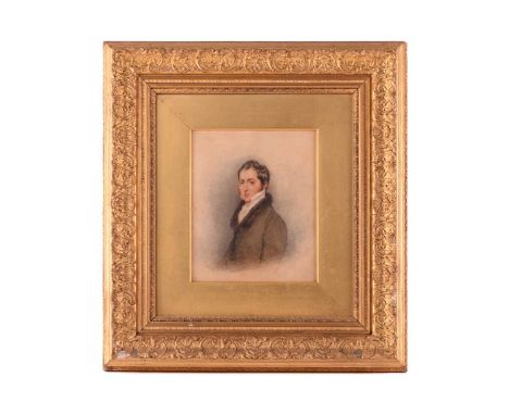 Denis Brownell Murphy (1772-1834), 'Portrait of John Sell Cotman, c.1809', watercolour, numerous applied labels verso; to inc