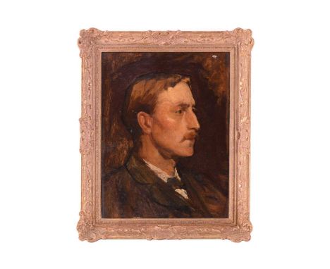 Frederick George Cotman RI. ROI. (British, 1850-1920), 'Portrait of T.W. Cotman (Brother of the Artist)', oil on canvas, insc