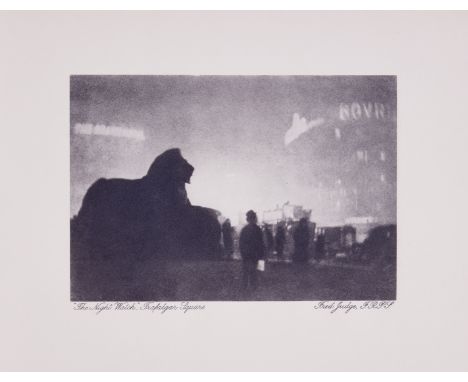 London.- Judge (Fred) Camera Pictures of London at Night, first edition, 24 fine photogravure plates and 2ff. introductory te