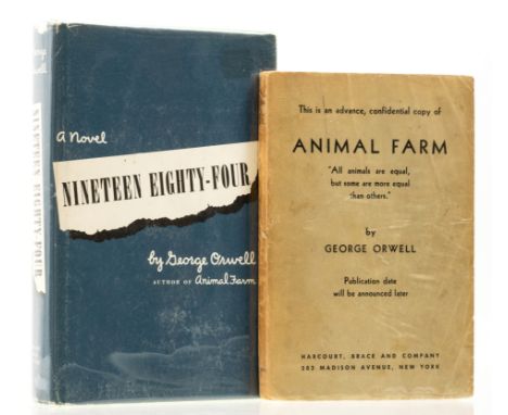 Orwell (George) Animal Farm, uncorrected proof, ink ownership inscription on half-title, original wrappers, spine toned and c