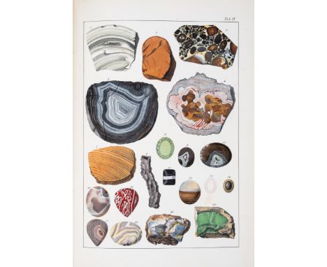 Mineralogy.- Kurr (Johann Gottlob Von) The Mineral Kingdom, 24 lithographed plates, 23 hand-coloured or partly so, one or two