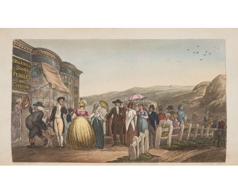 Britain.- [Papworth (John Buonarotti) &amp; others.] Poetical Sketches of Scarborough, second edition, hand-coloured aquatint