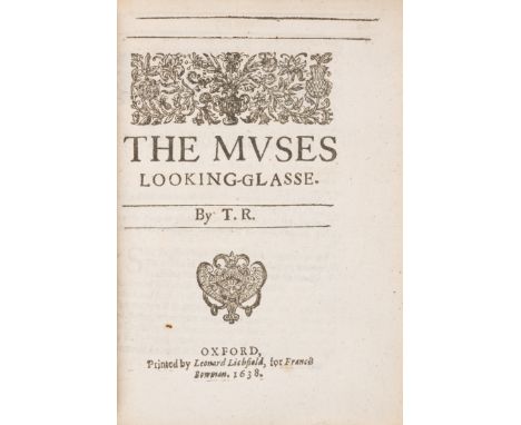 Thomas (Randolph) [Poems with the Muses Looking-Glasse: and Amyntas], first edition, 3 parts in 1 with separate titles, lacki