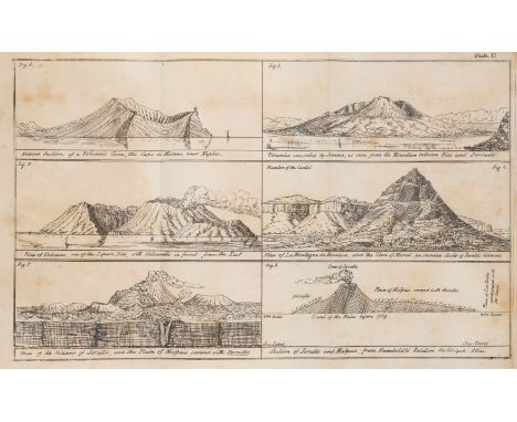 Geology.- Scrope (George Poulett) Considerations on Volcanos...Leading to the Establishment of a New Theory of the Earth, fir