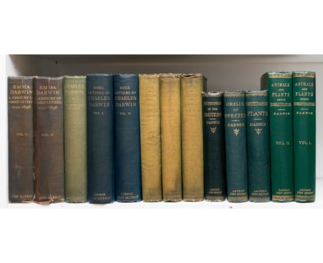 Darwin (Charles) The Variation of Animals and Plants Under Domestication, 2 vol., first edition, second issue with one line e